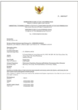 Certificate of Good Manufacturing Practices