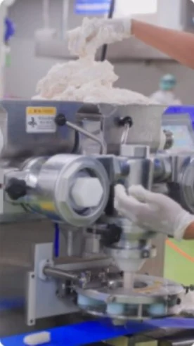 Pempek production with machines